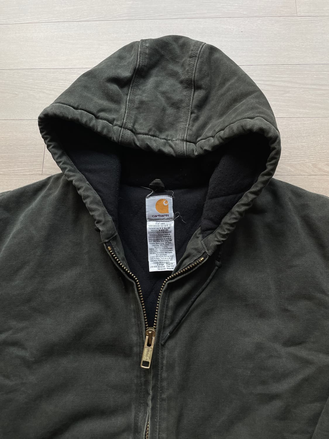 칼하트 j130 mos 모스 민트급 액티브 샌드스톤 상품이미지4