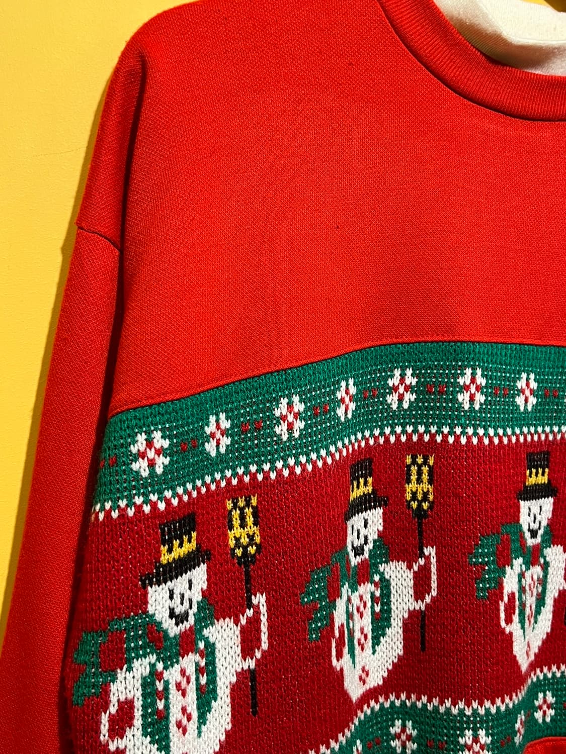90s [L] NutCracker 크리스마스 눈사람 스웨트셔츠 맨투맨 상품이미지3