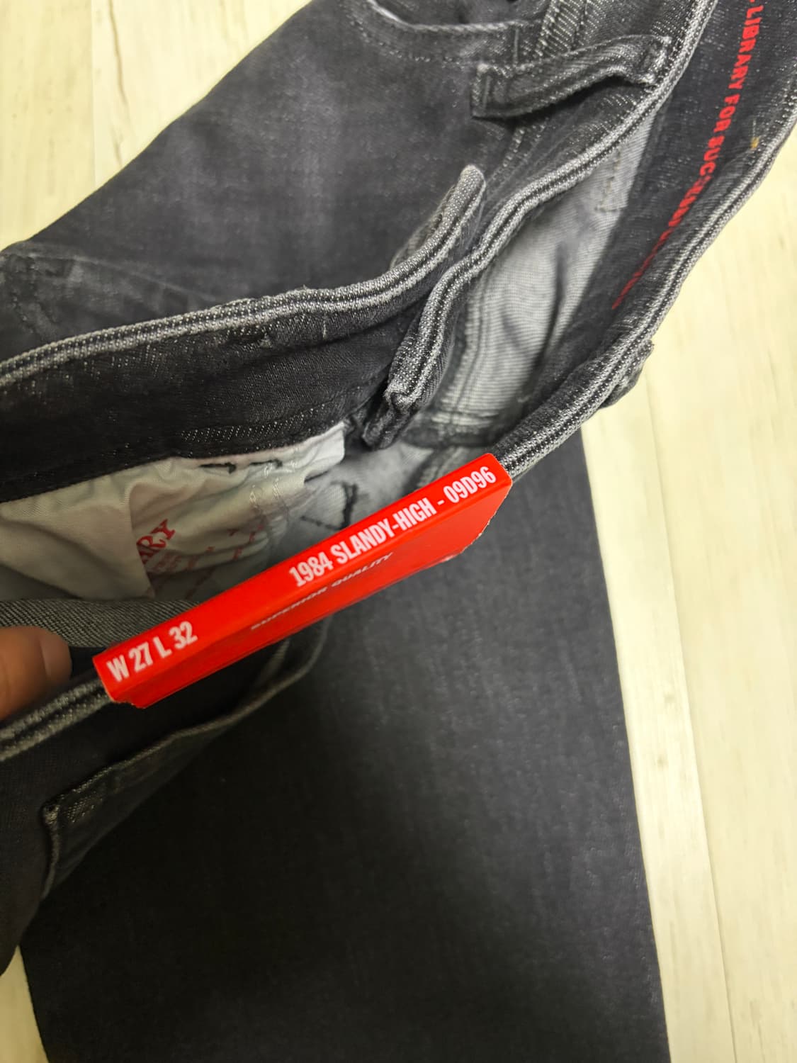 [27] 디젤 1984 슬랜디 하이 블랙진 청바지 새상품 상품이미지4