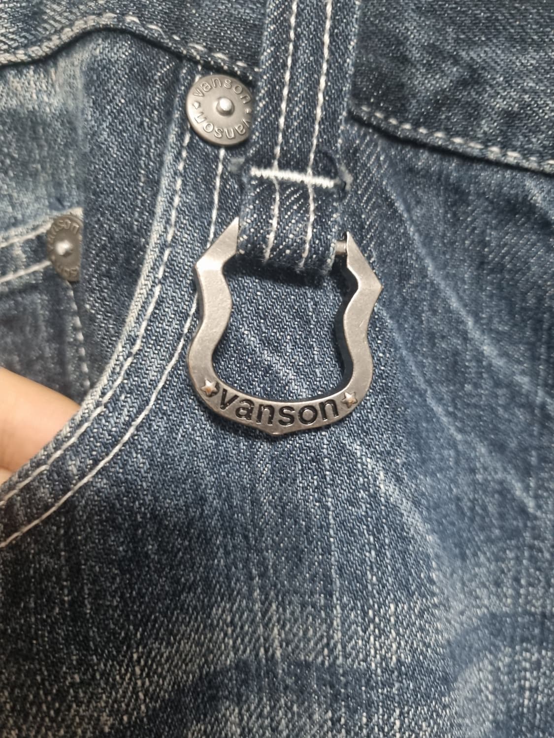 Vanson Leather denim pants 상품이미지3