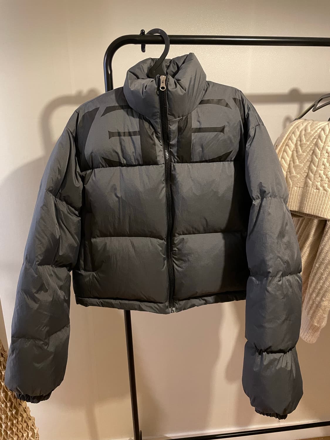 LEEY 크롭패딩 상품이미지1