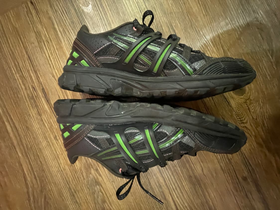 255아식스 엔더슨벨 젤소노마 15-50 블랙 그린 상품이미지3