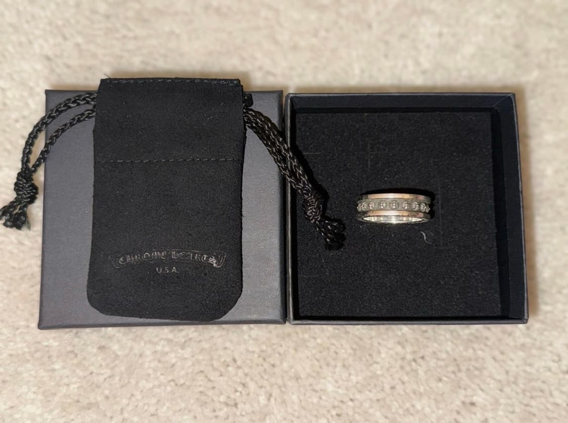 크롬하츠 미니플러스링 6mm us10호 상품이미지1