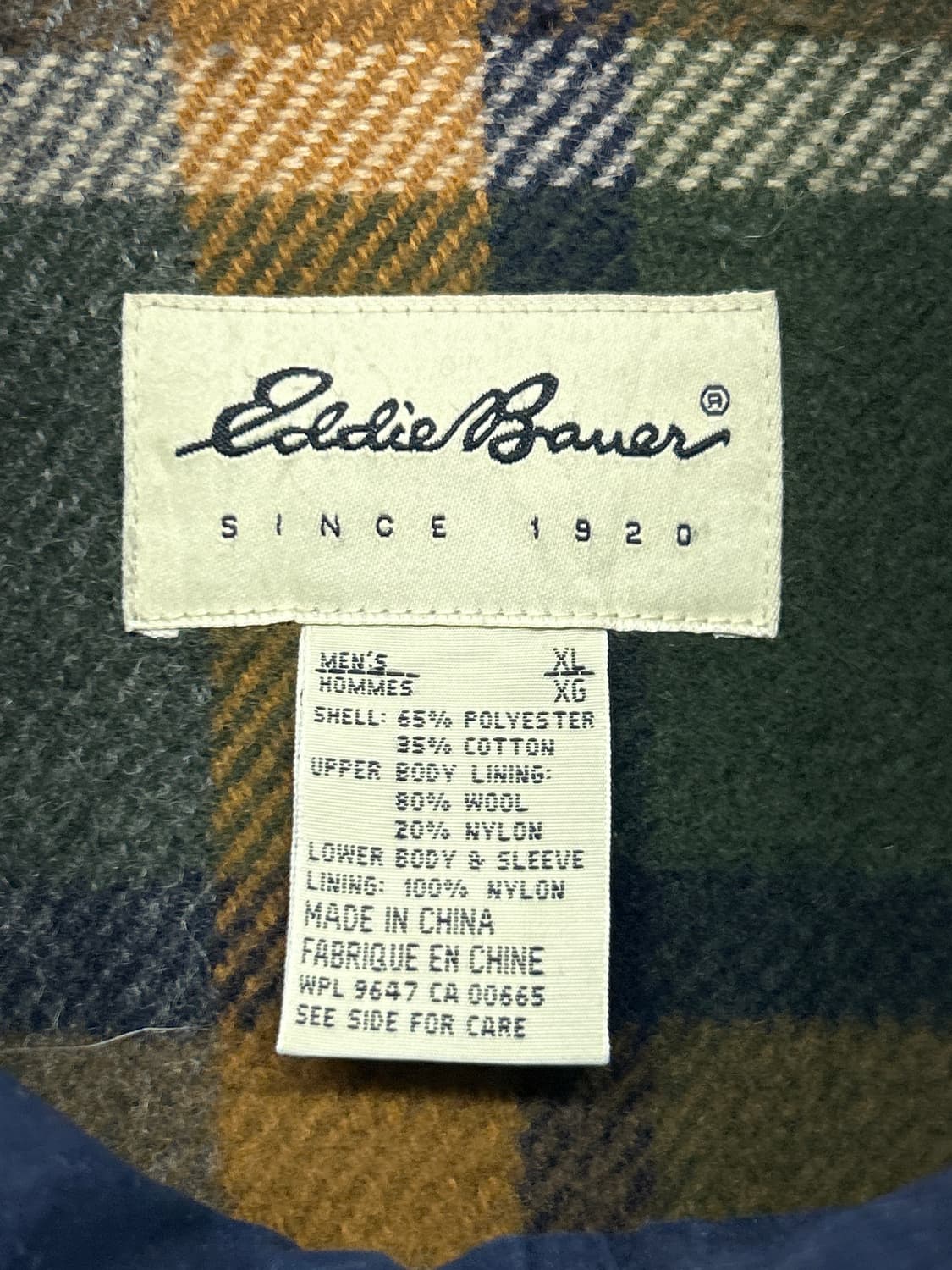 90s 에디바우어 네이비색 마운틴 파카 상품이미지7