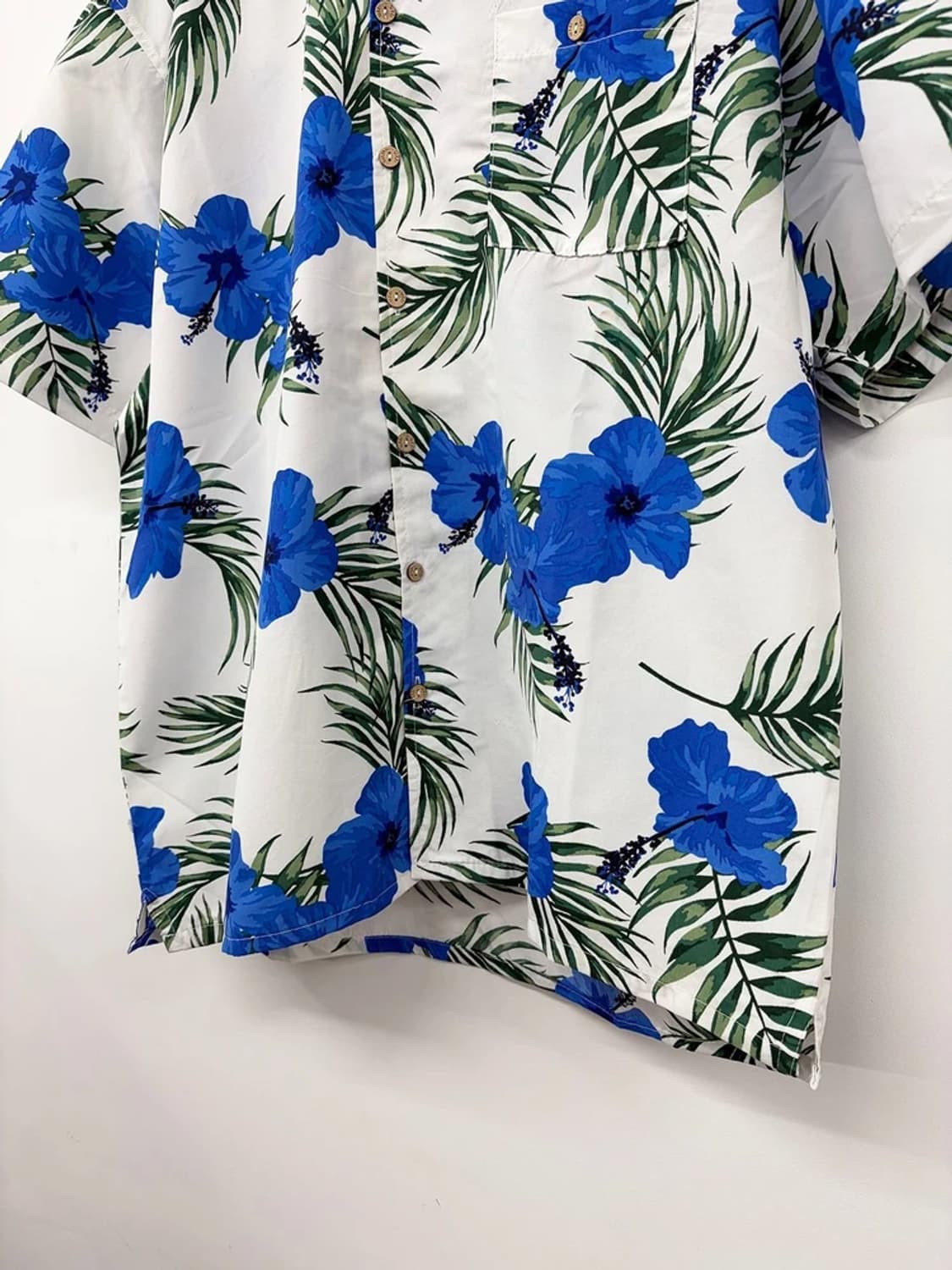 UZZI 해외 폴리 하와이안 반팔 셔츠 PN9708 상품이미지3