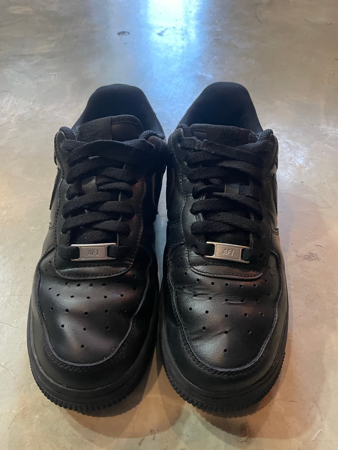 나이키 에어포스1 블랙 240 상품이미지2