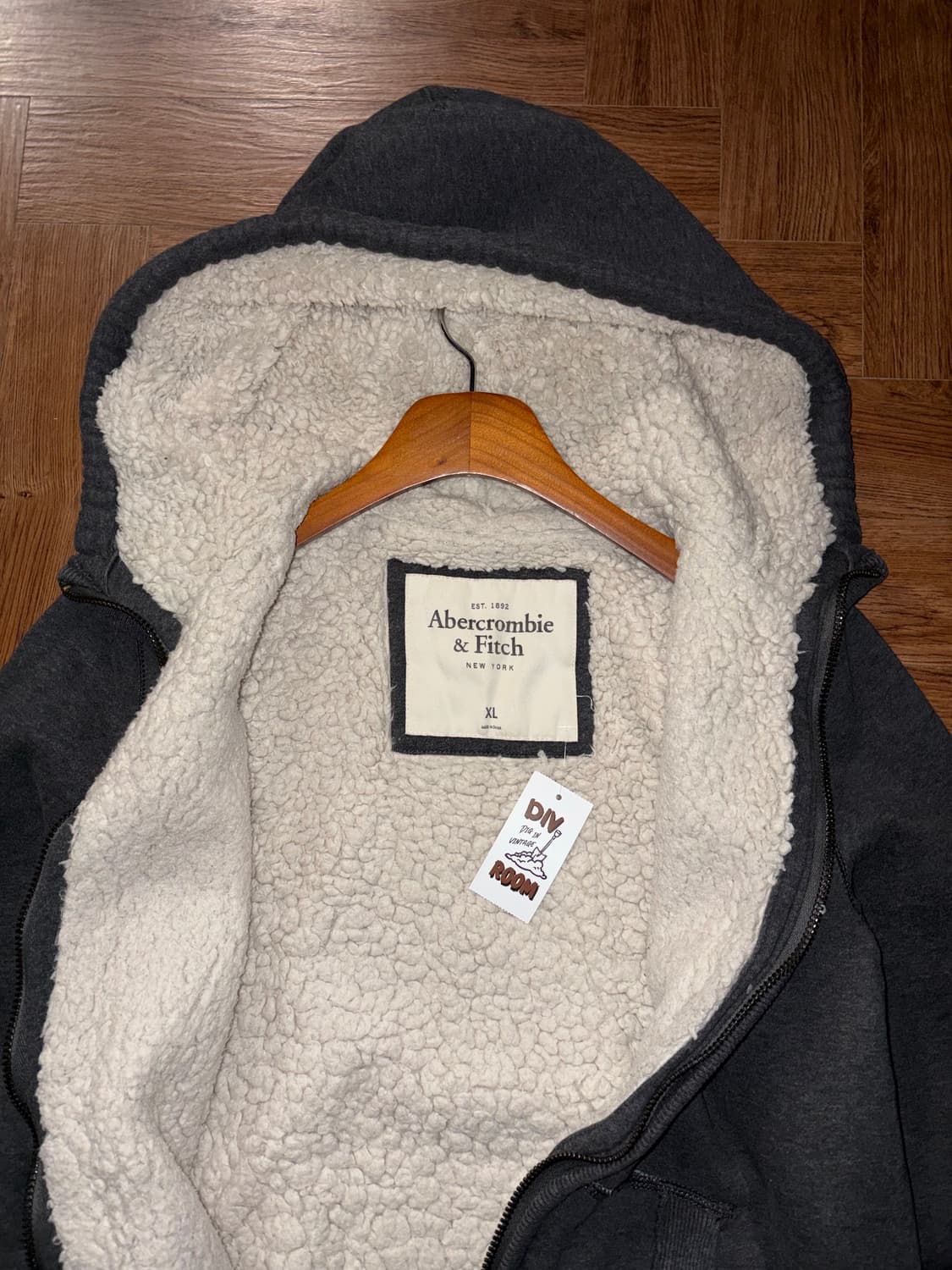 아베크롬비 양털 후드집업 상품이미지8