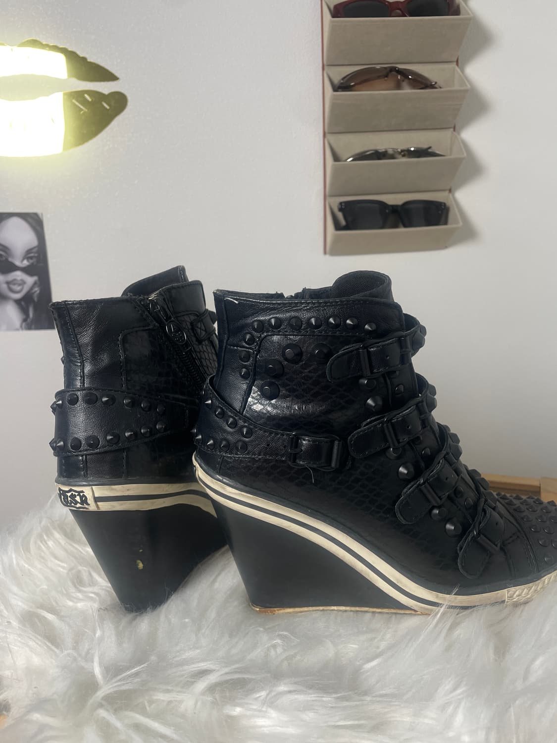 Ash 아쉬 스터드 웨지힐 스니커즈 상품이미지5