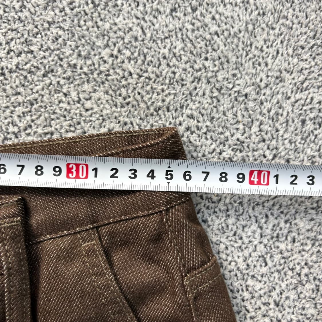 S 미나브 남성 핀턱 와이드 팬츠 브라운 0331J 상품이미지7