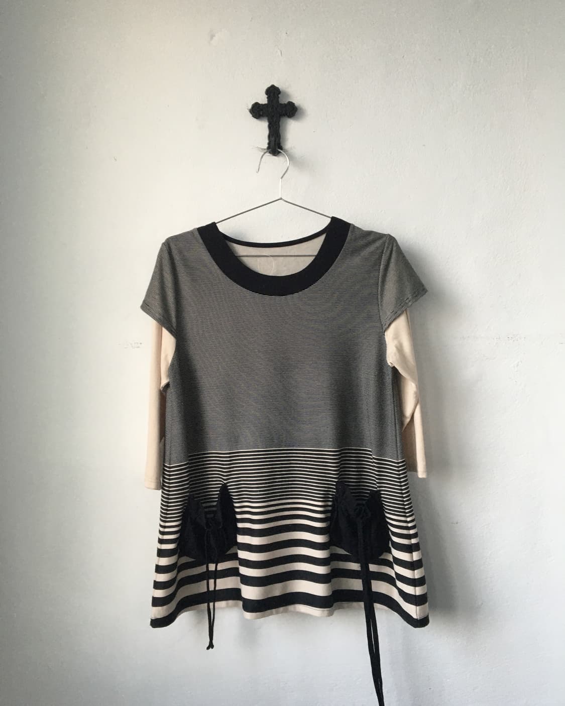 Pocket point stripe pattern sleeve 상품이미지2