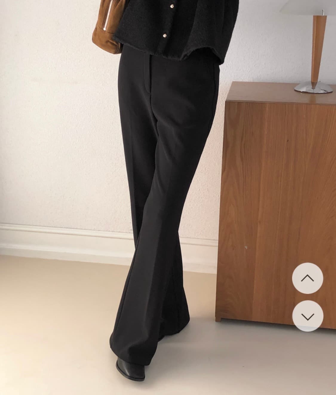 (미개봉, 새상품) 98도씨 플레인 밍크털 히든밴딩 부츠컷 슬랙스 상품이미지1