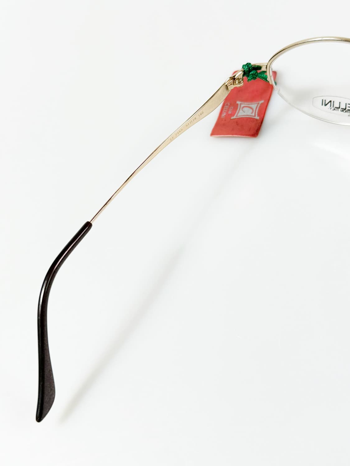 CELLINI 골드 슬림 오벌 반무테 메탈 프레임 빈티지 안경 상품이미지7