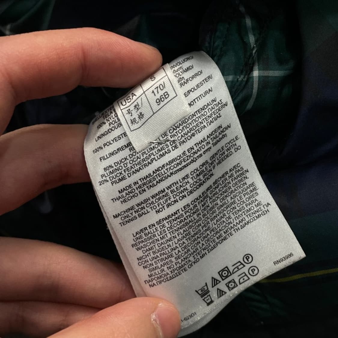 90-95 브룩스브라더스 푸퍼 패딩 상품이미지4