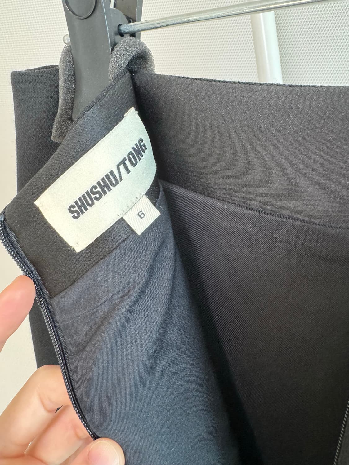 SHUSHU/TONG 블랙 미디 스커트 상품이미지6