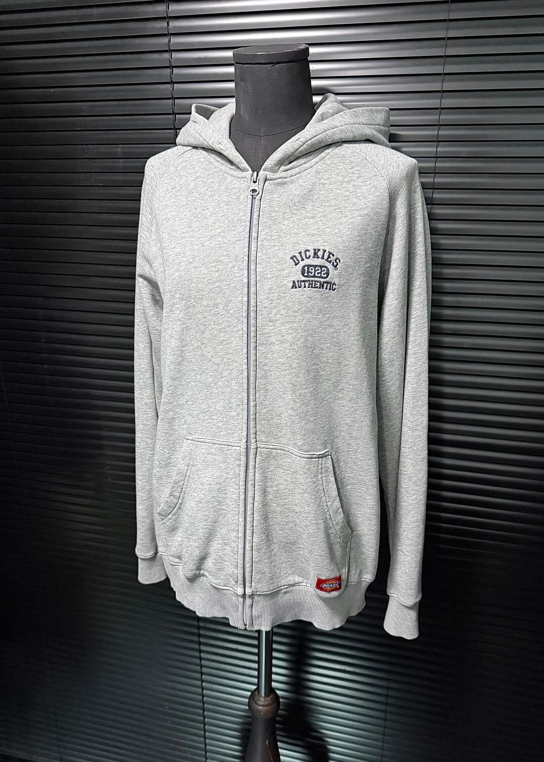 디키즈 그레이 회색 후드 집업 워크 미국 usa S M 90 95 스웻 상품이미지1