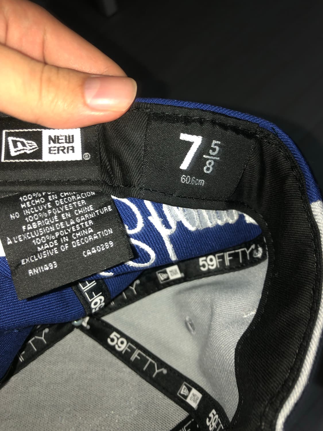 La다져스 스크립트 스플릿 패널 뉴에라 사이즈캡 상품이미지6