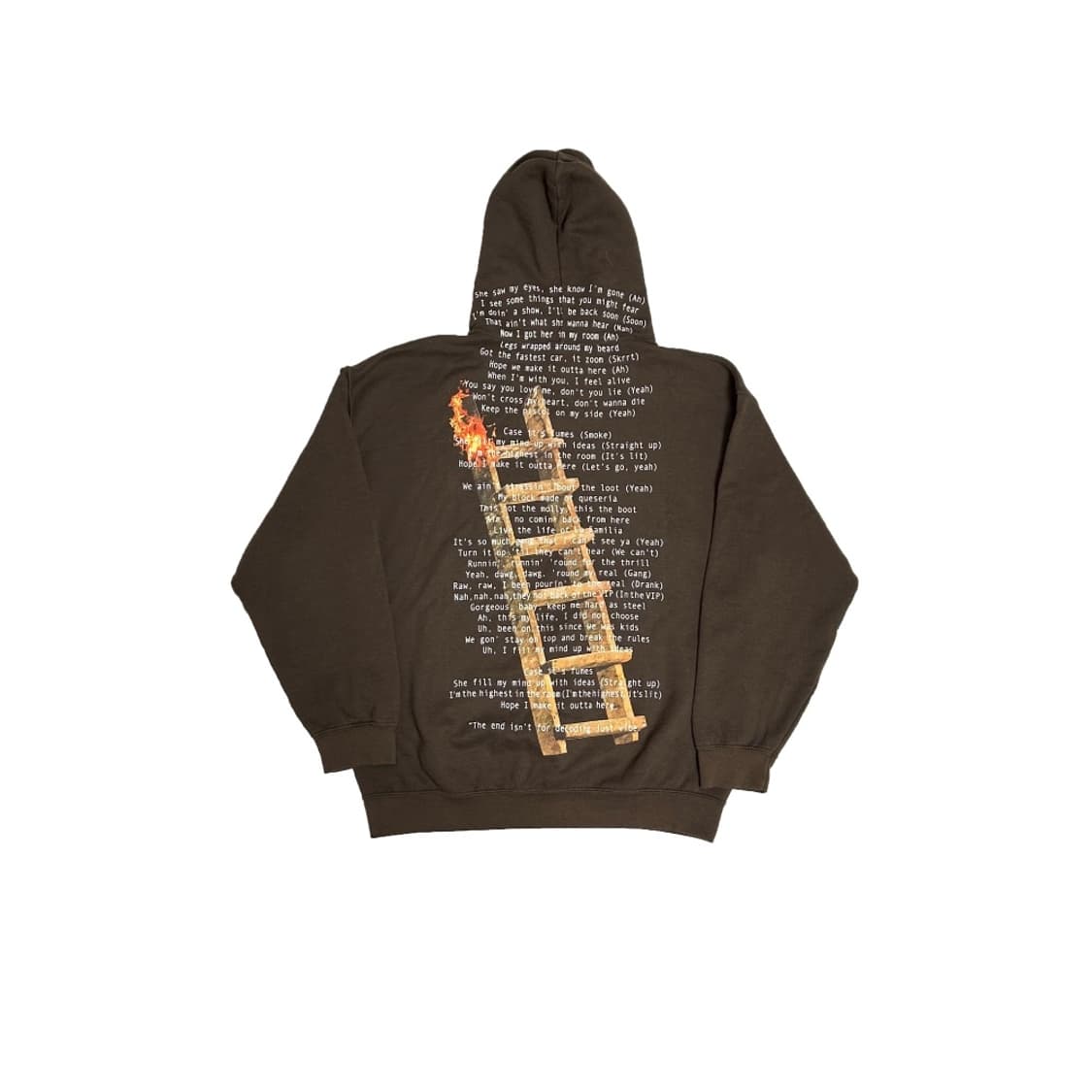 Cactus Jack lyrics hoodie M 상품이미지2
