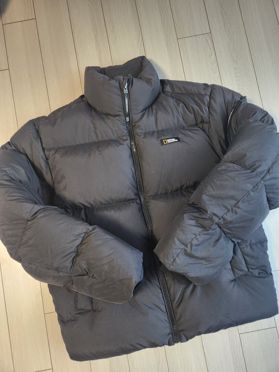 내셔널지오그래픽 남녀공용 레이만 숏기장 덕다운 푸퍼 패딩 점퍼 N204U 상품이미지1