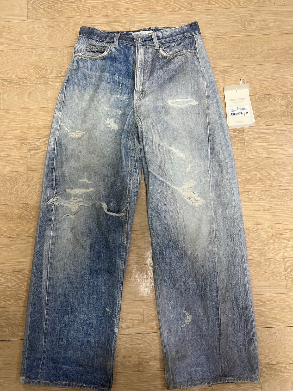 [판매] 아워레가시 디지털 프린트 데님팬츠 풀컷 상품이미지1