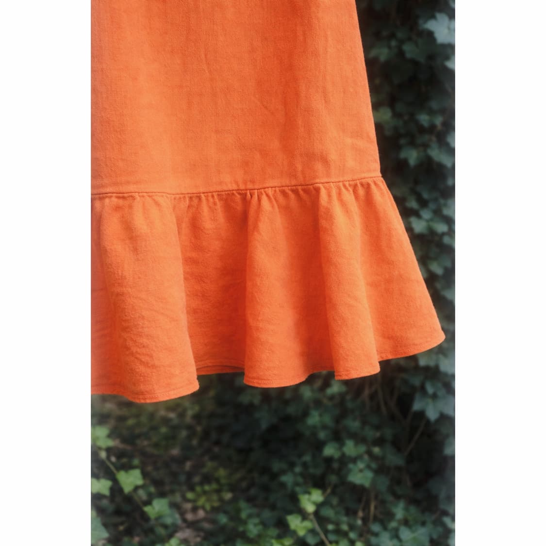 Orange Vintage Sleeveless Dress 상품이미지2