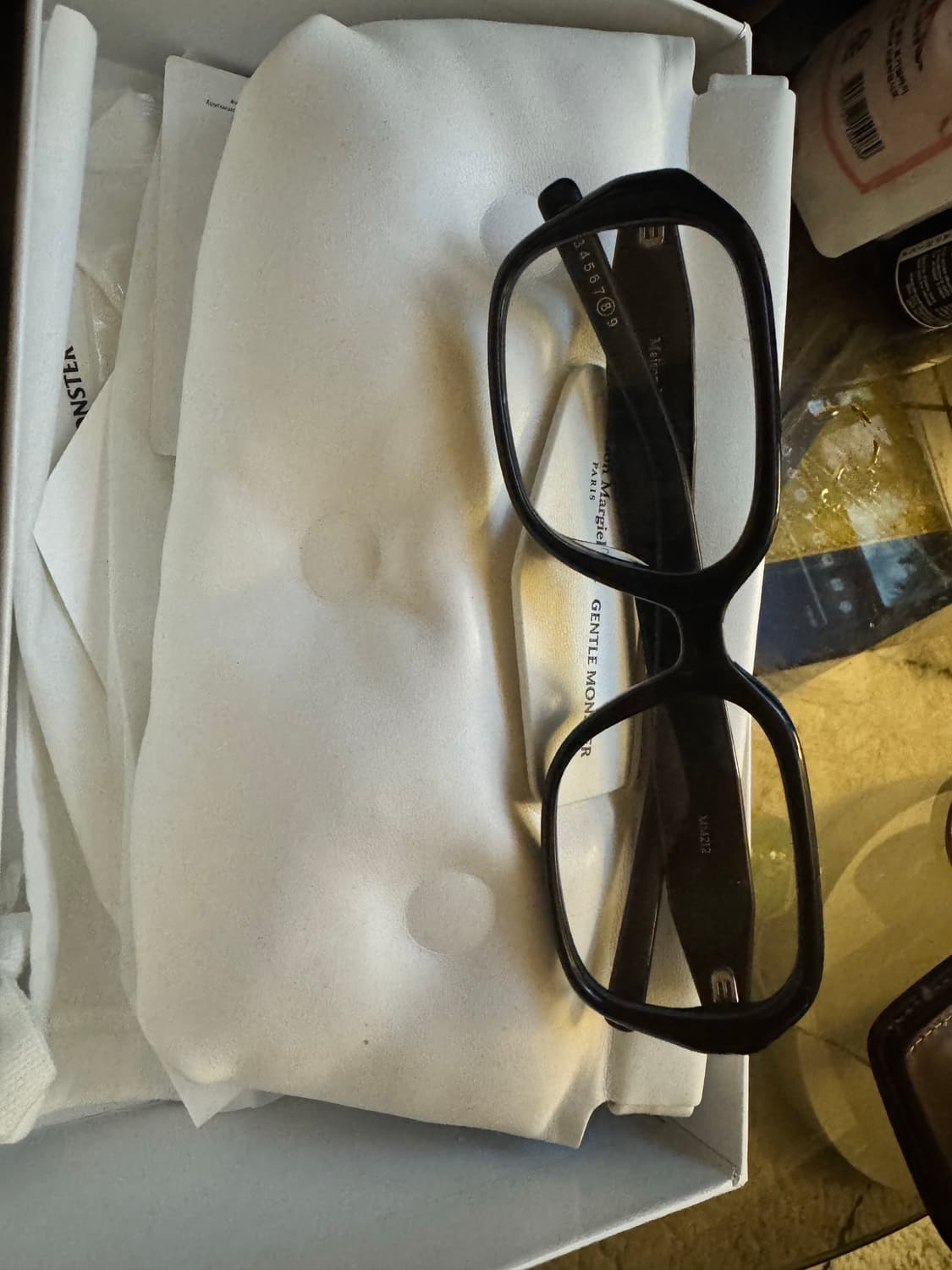 젠틀몬스터X메종 마르지엘라 MM212 블랙 클리어 상품이미지2