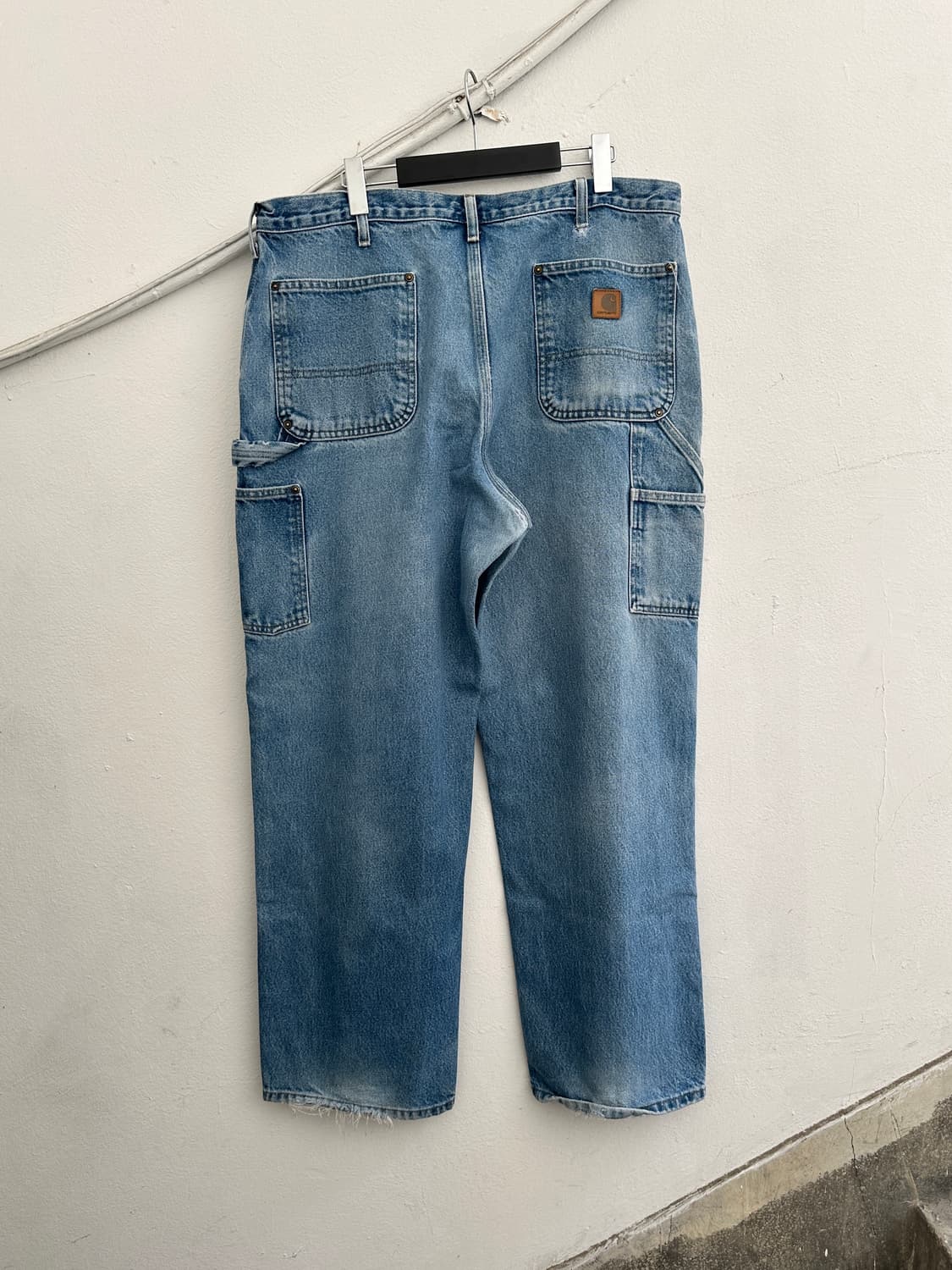 OG 칼하트 데님 더블니 칼하트 썩블니 워크팬츠 상품이미지4