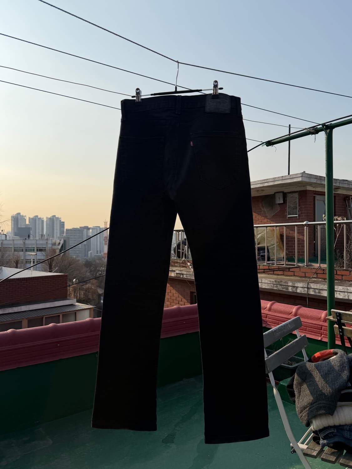 리바이스 부츠컷 블랙진 상품이미지6