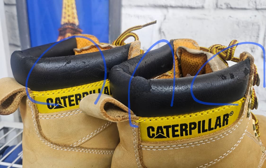 CAT 캐터필러 남성 가죽부츠 안전화 260 작업화 LB60 상품이미지6