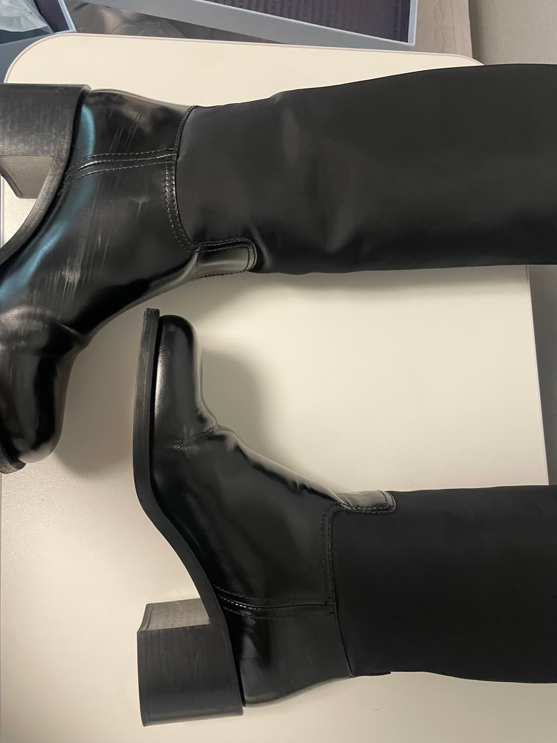 프라다 레더 나일론 부츠 (38사이즈) 상품이미지5