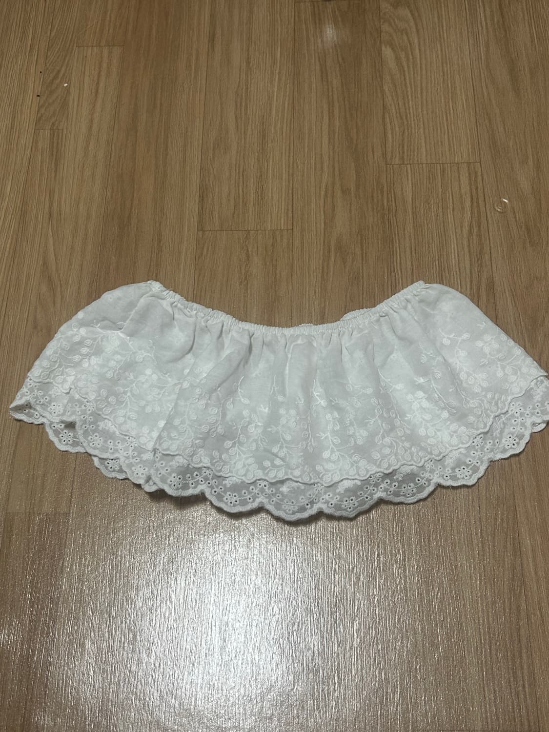 레이어드 꽃무늬 레이스 스커트 상품이미지1