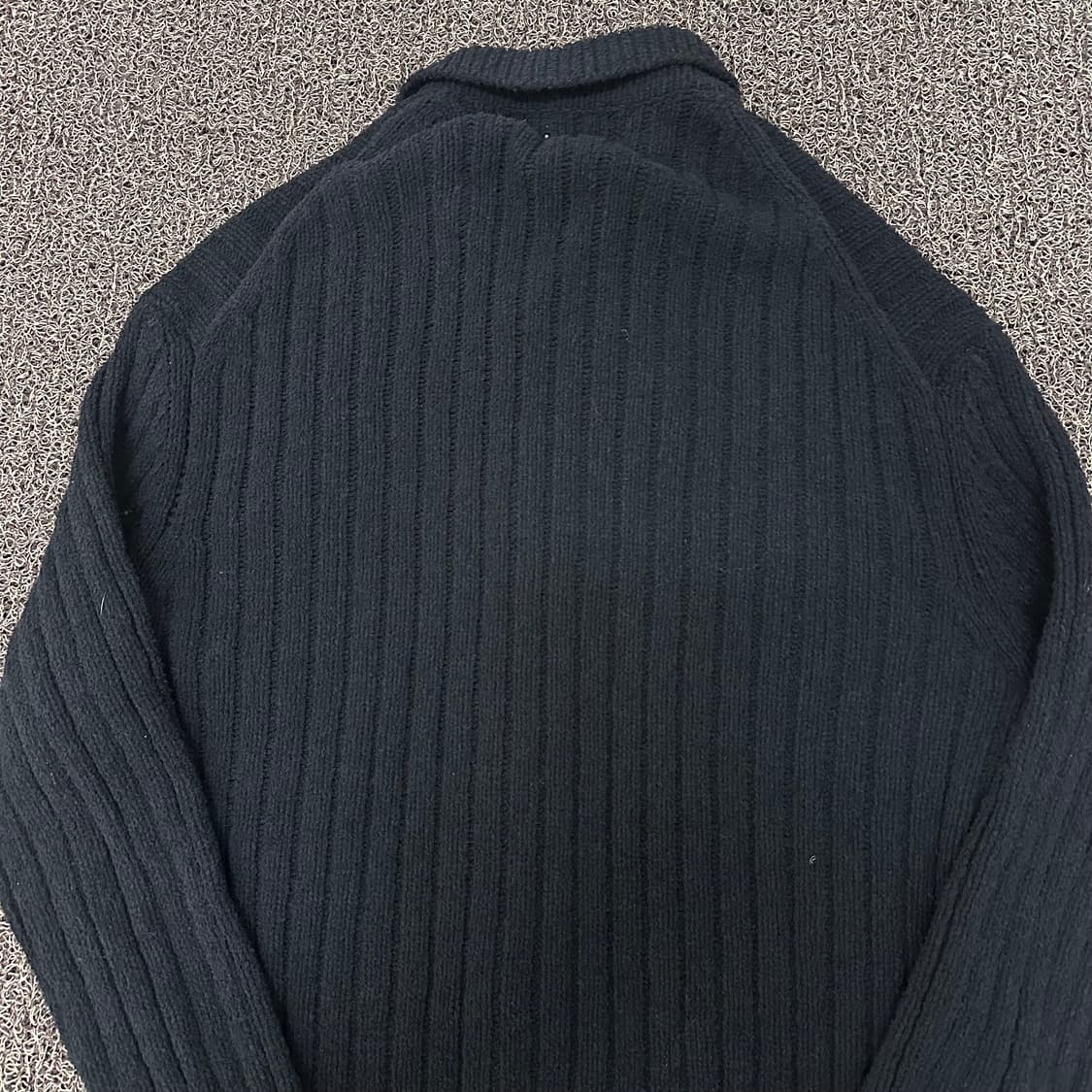 MERGO 메르고 부클 버튼 가디건 블랙 L 상품이미지6