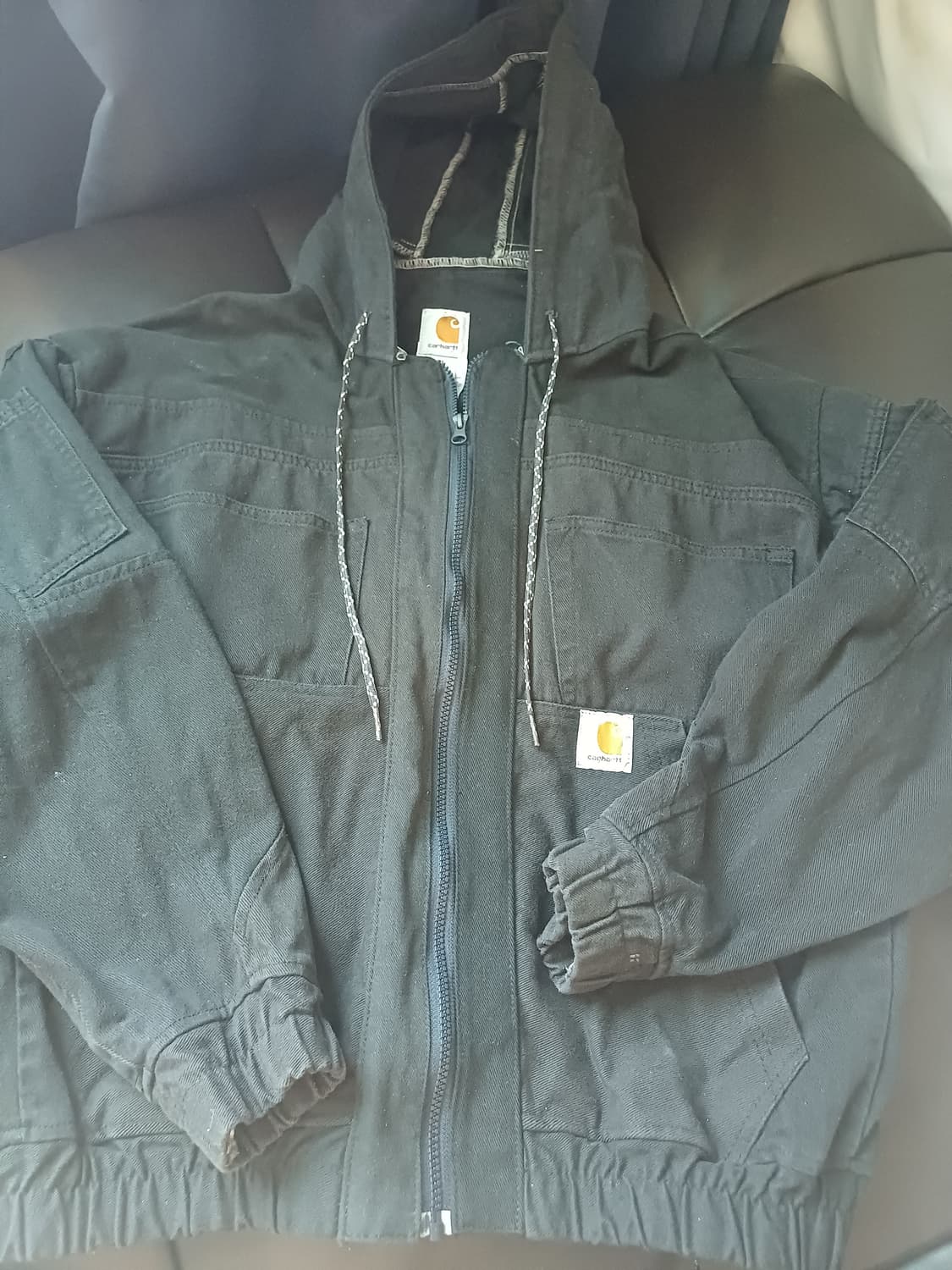 칼하트 후드집업 자켓 블랙xl 상품이미지1