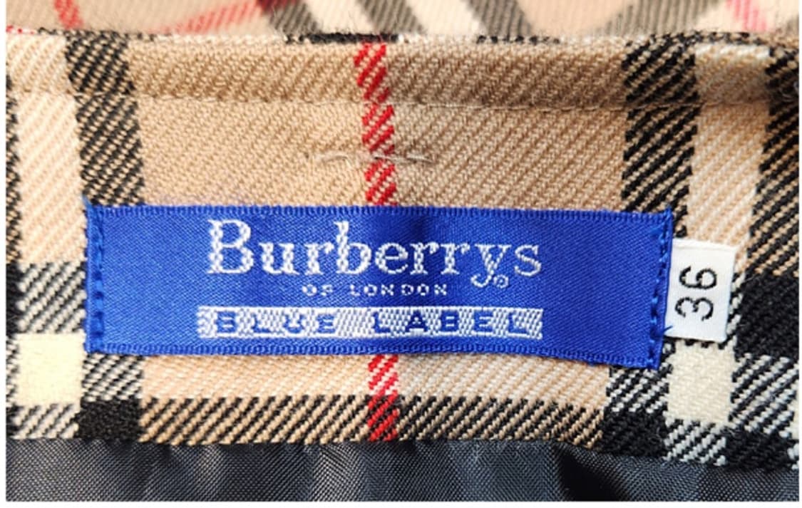 24-25) BURBERRYS 버버리 블루라벨 노바 체크 빈티지 스커트 상품이미지9