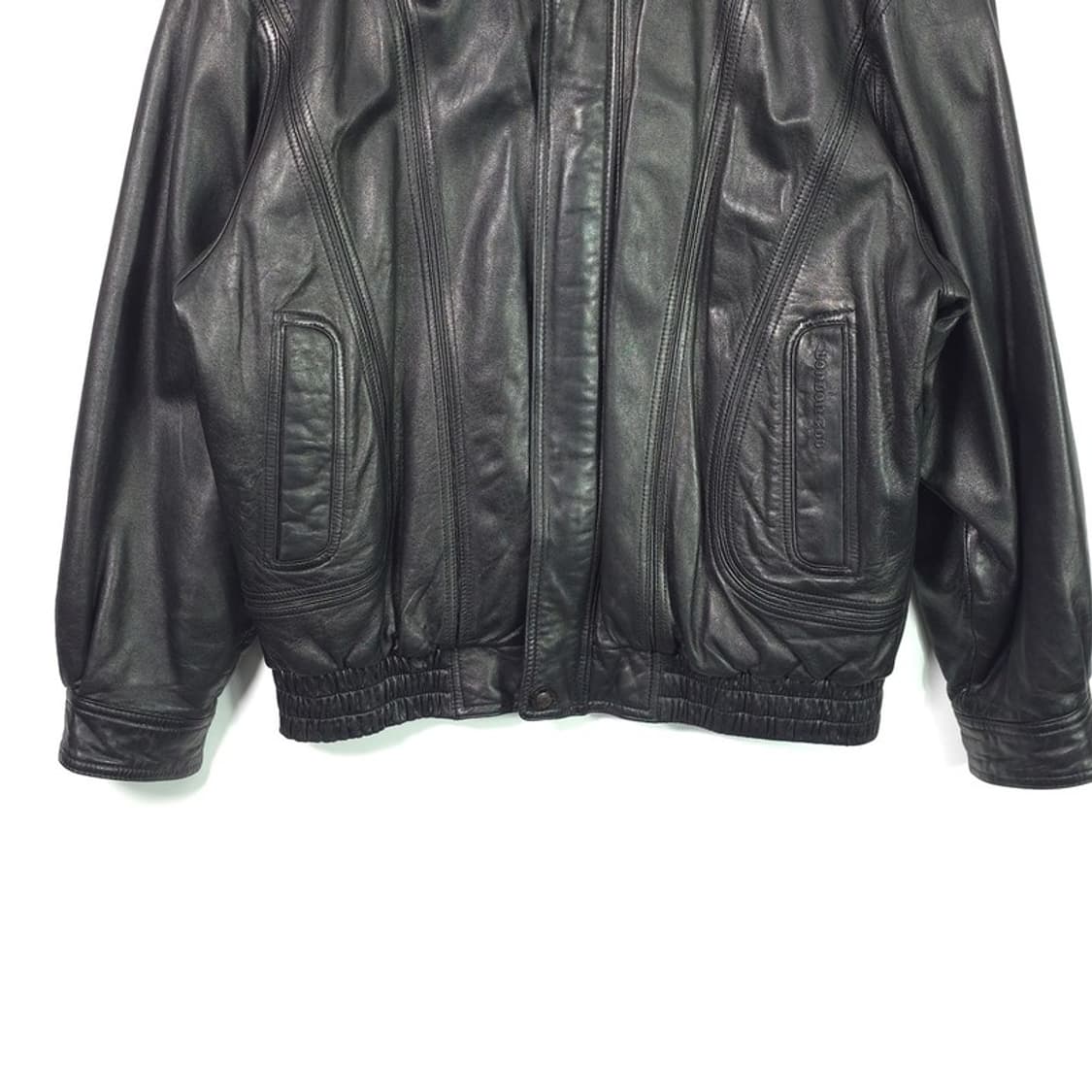 LONDON FOG 빈티지 양가죽 퍼카라 점퍼 L 상품이미지4