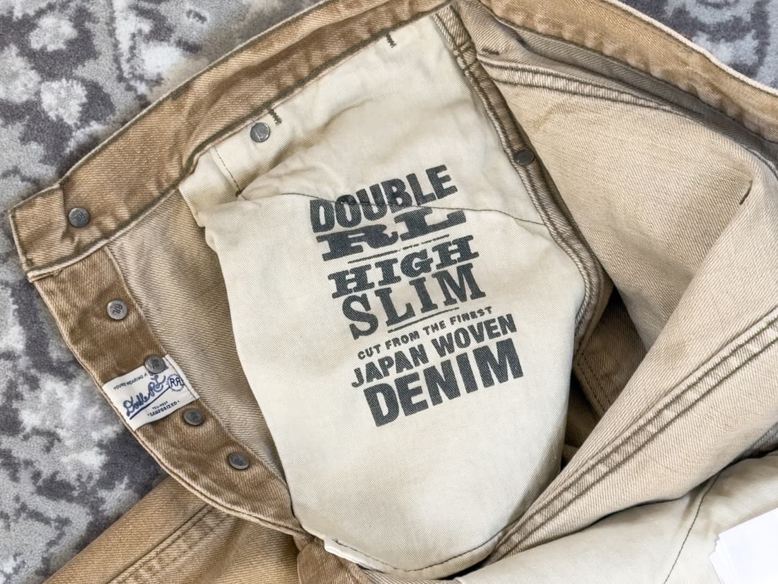 더블알엘(RRL) 하이슬림핏 31/30 사이즈 컬러 데님 판매합니다. 상품이미지8