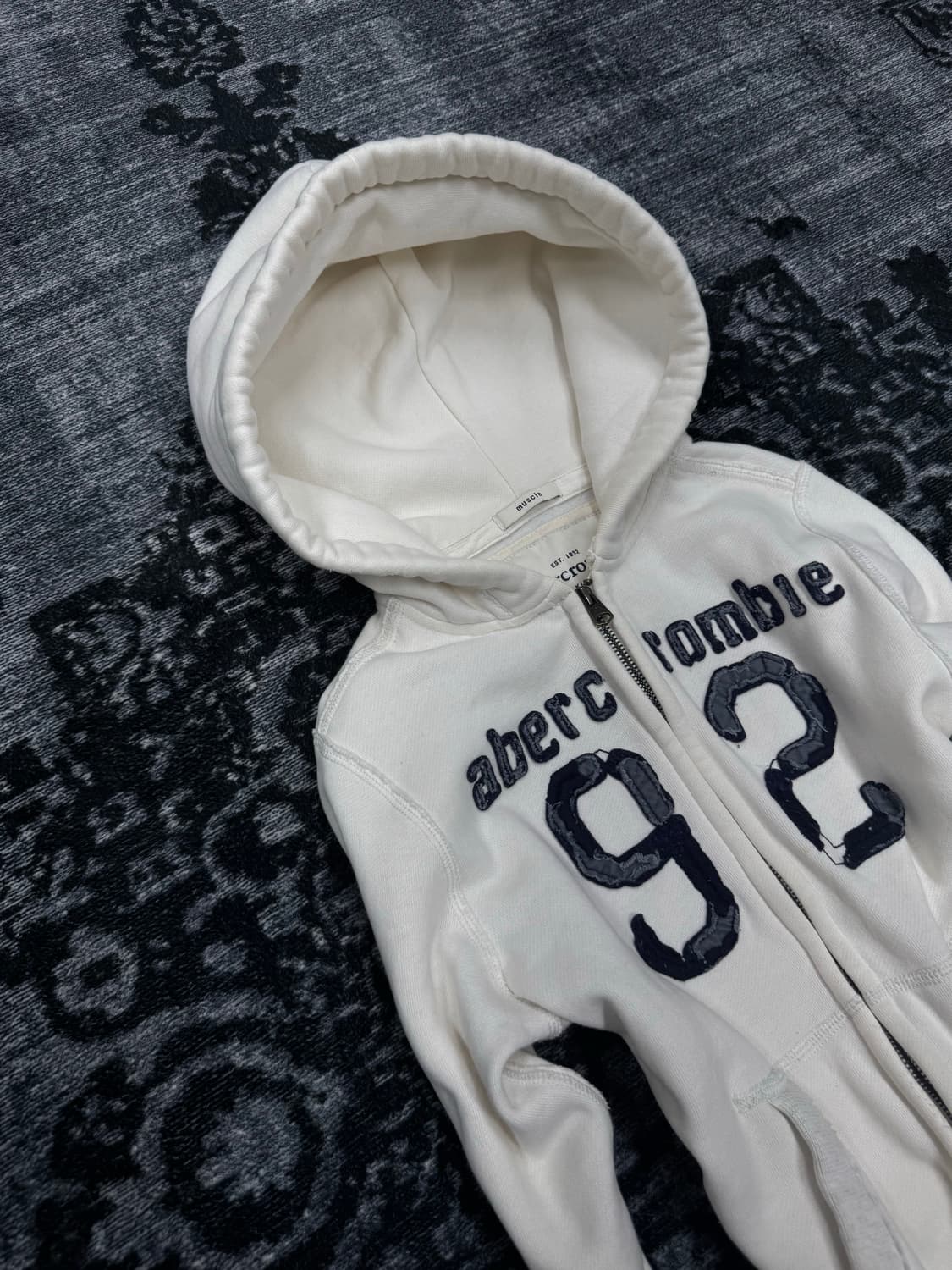 Abercrombie 00s y2k white hoodie 상품이미지2