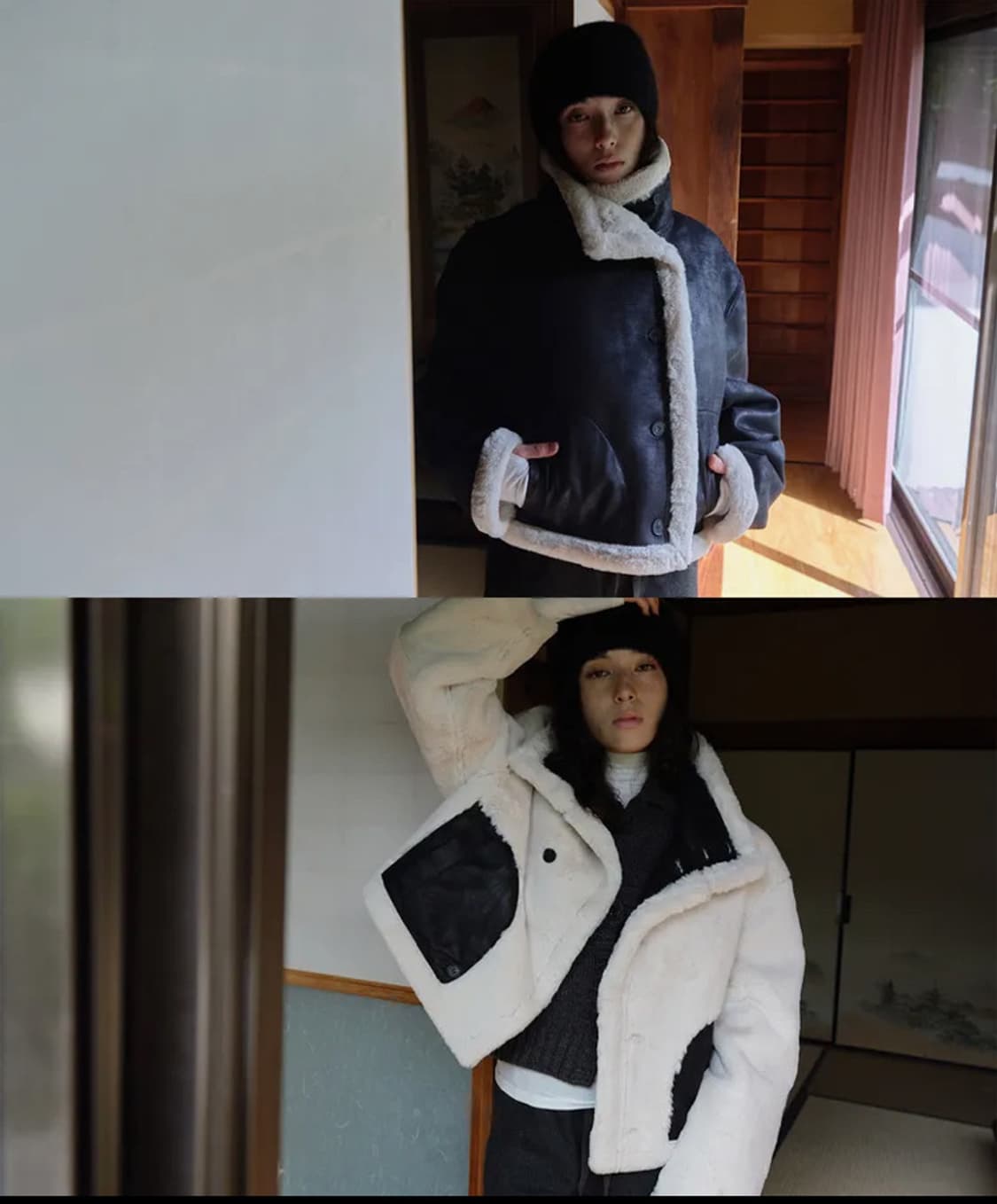 로우타이드 리버시블 무스탕 상품이미지4