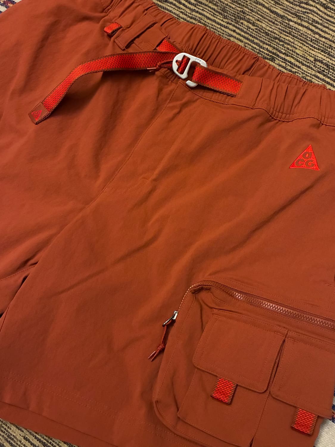(XL)나이키 ACG 나일론 유틸리티 카고 쇼츠 반바지 레드스톤 상품이미지7