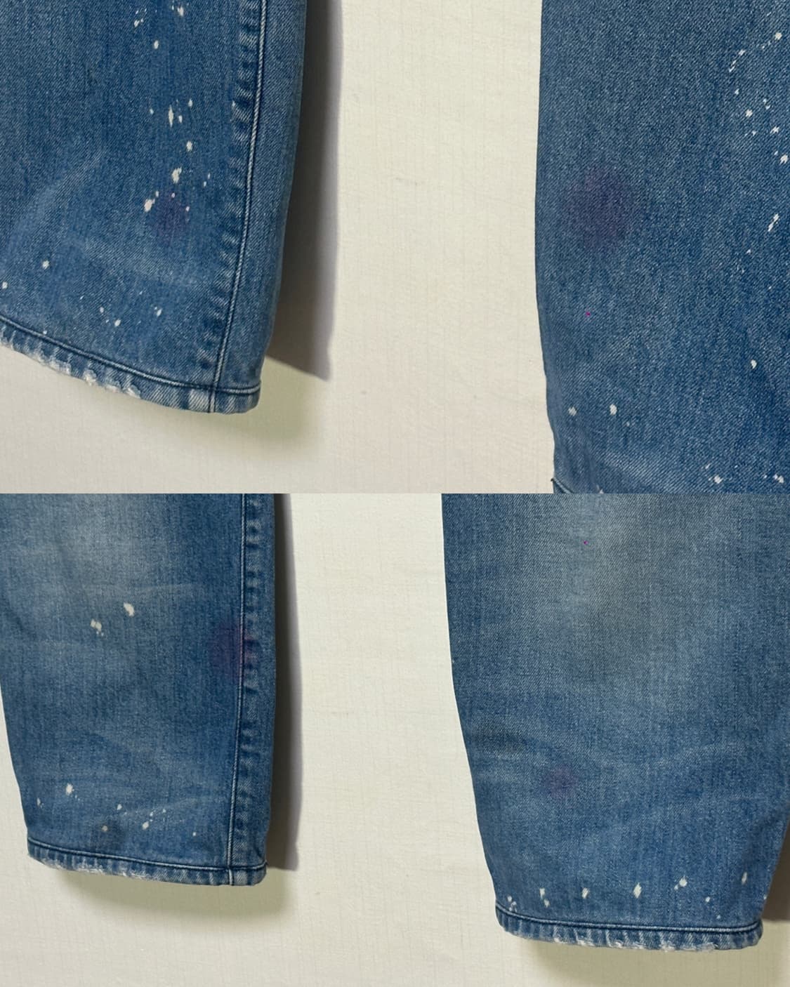 마르셀로 불론 패치워크 워시드 데님팬츠/33" 빈티지데님 상품이미지7