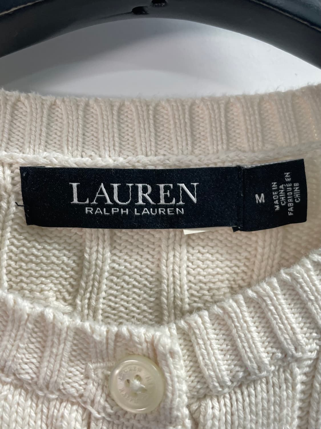 로렌 랄프로렌 우먼스 케이블 라운드 가디건 (on.629)  상품이미지6