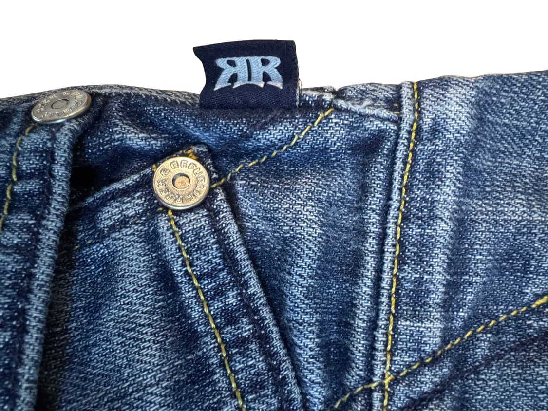 락 앤 리퍼블릭 울트라 로우라이즈 부츠컷 슬림 Y2K 진즈 상품이미지4