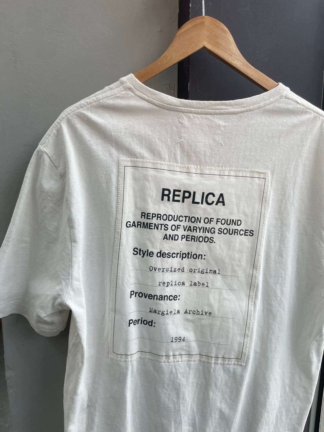 50/ 메종마르지엘라 레플리카 백로고 반팔 상품이미지6