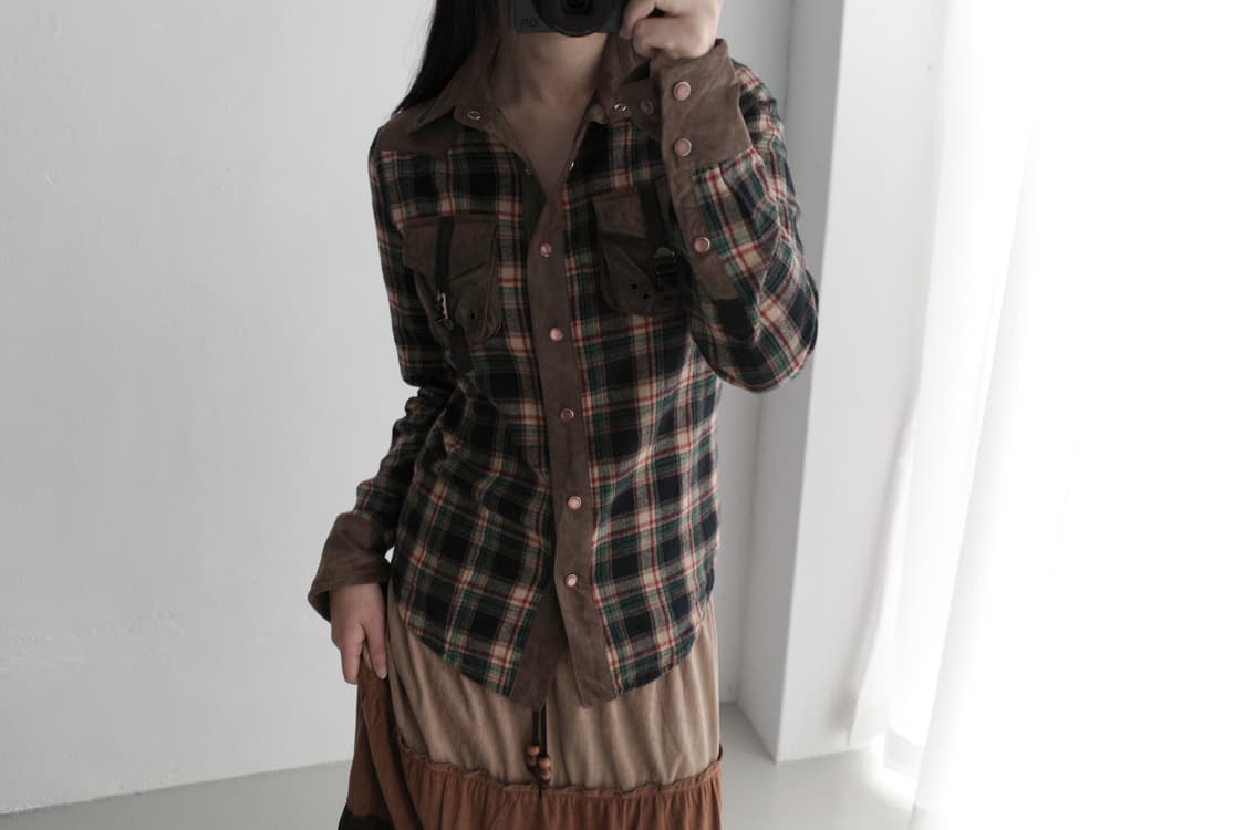 check snap shirt 상품이미지7
