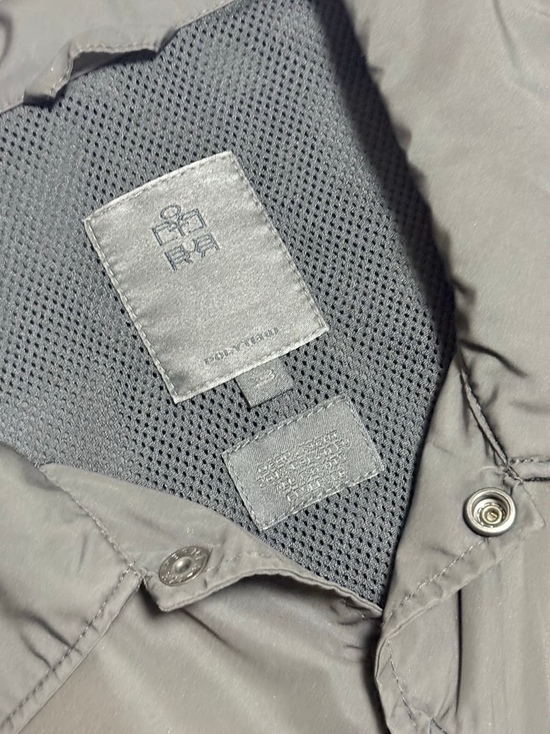 폴리테루 1011 스타 코치 자켓 1.2v 유즈드 브라운 - 24SS 상품이미지4