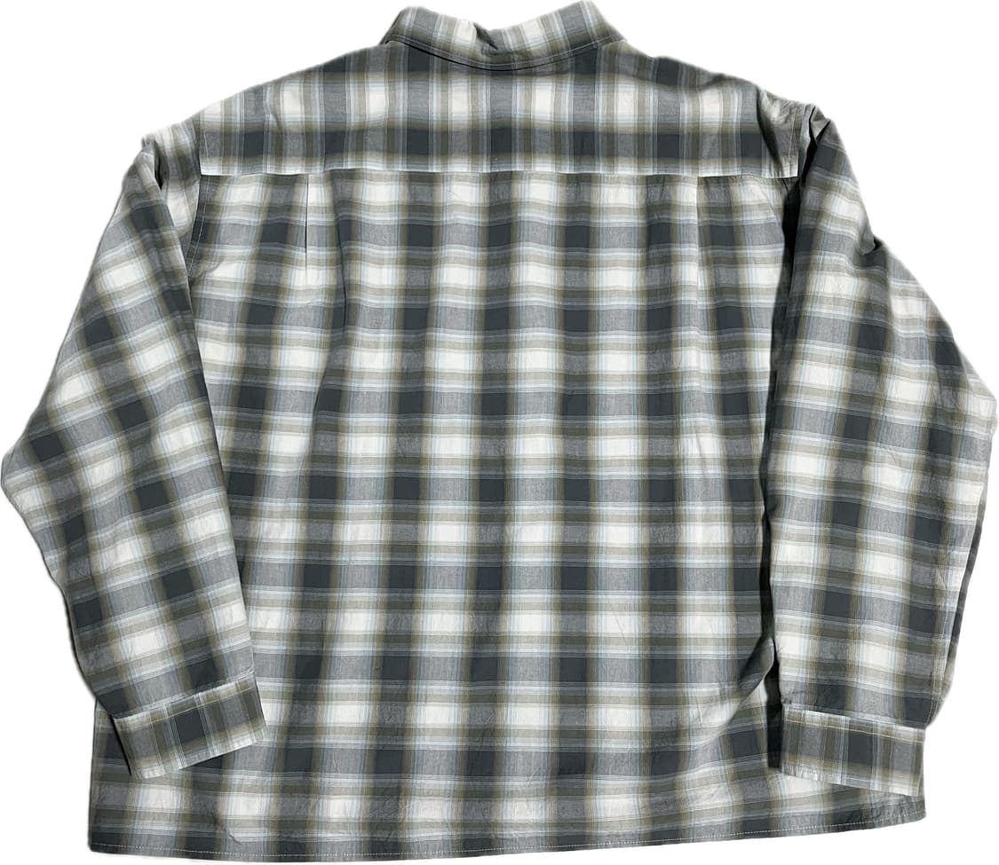 해칭룸 크롭 셔츠 옴브레 3사이즈 상품이미지2