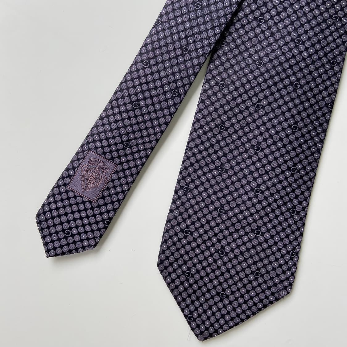 구찌(GUCCI) G모노그램 명품 정품 넥타이 8.3cm 상품이미지1