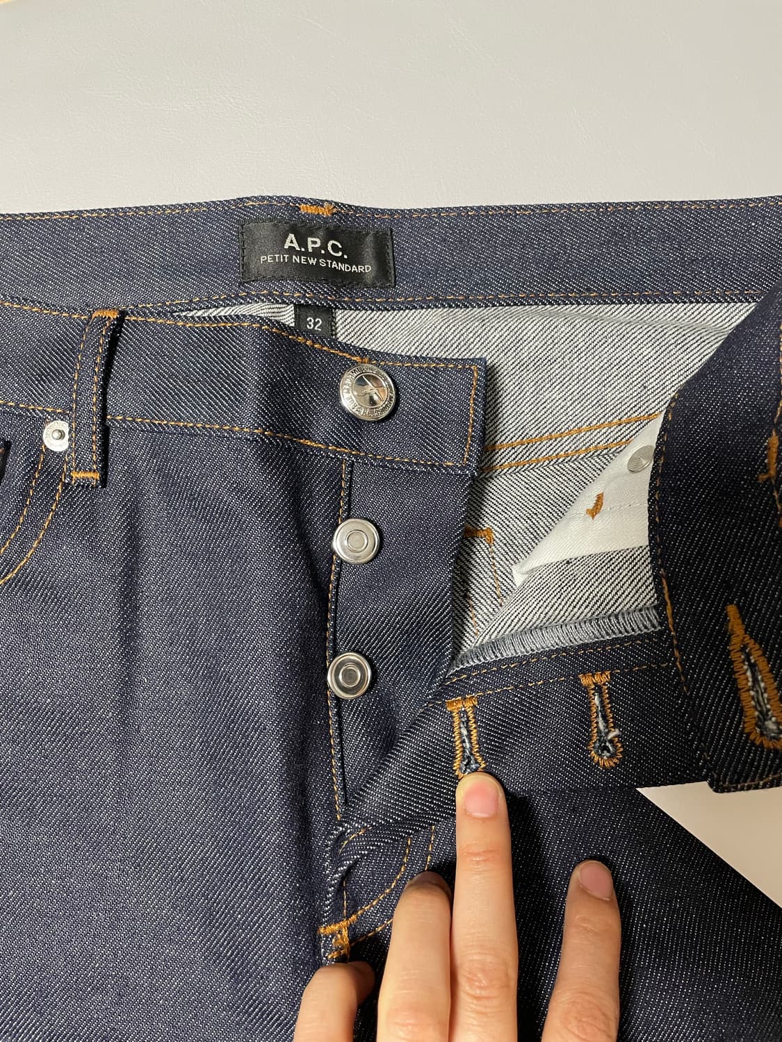 A.P.C. 아페쎄 쁘띠 뉴스탠다드 생지 진 32 새상품 상품이미지6