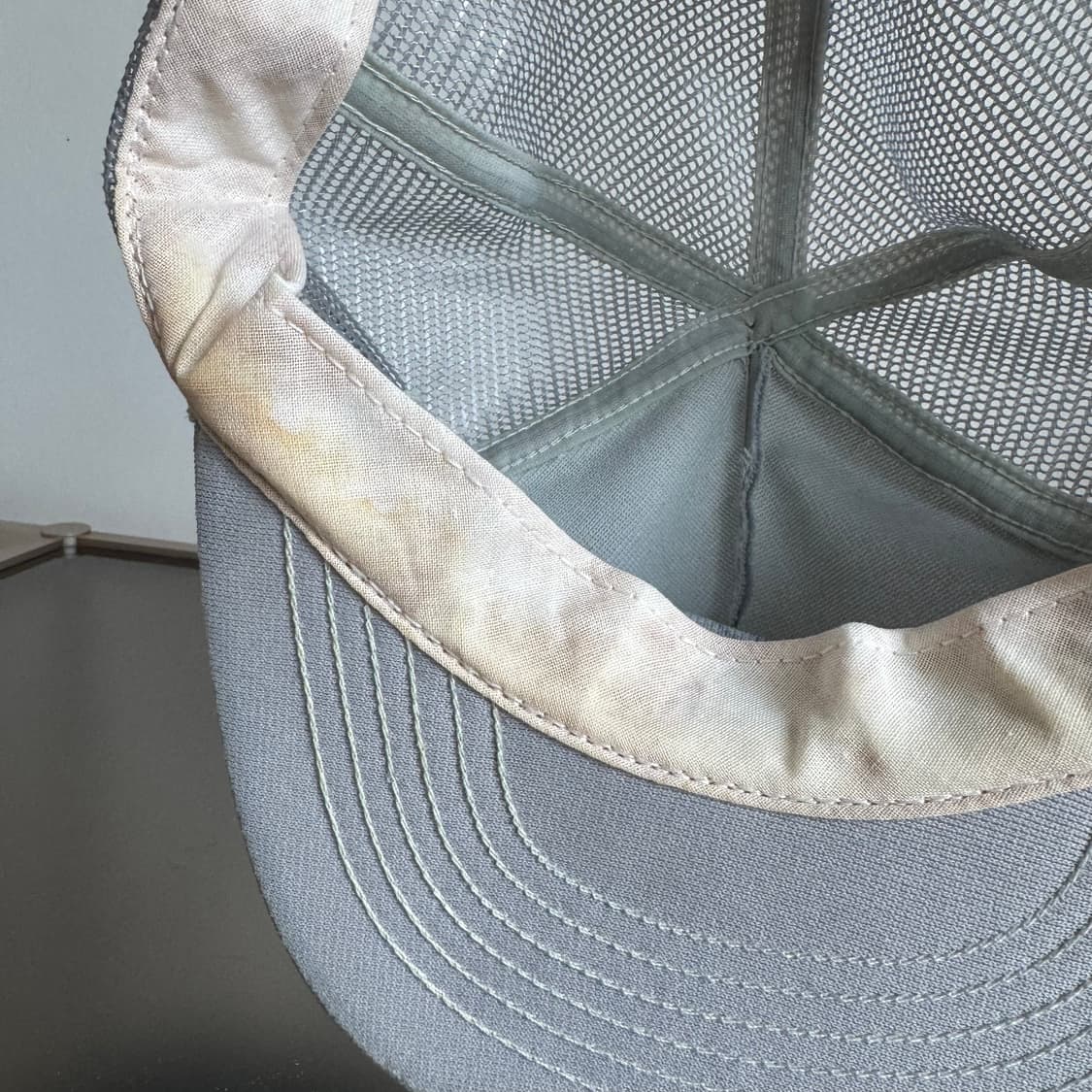 USA 빈티지 모자 볼캡 vintage cap 트러커 메쉬 그레이 상품이미지4