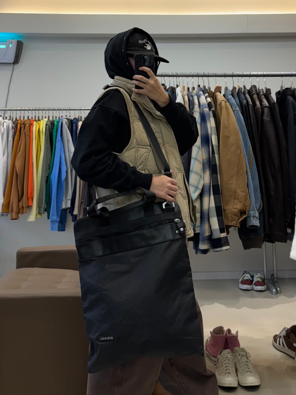 디젤 투 웨이 토트&크로스백 상품이미지8