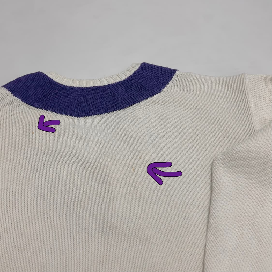 폴로 브이넥 니트 상품이미지6